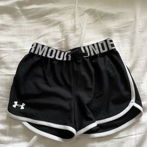 Girls Under Armour athletic shorts